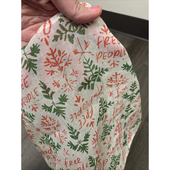 Free People Red and Green Sling Bag - Picture 5 of 5